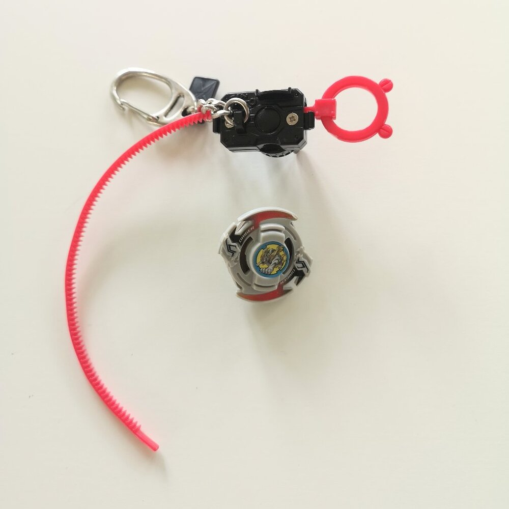 RARE First Generation Mini Driger S Beyblade Keychain